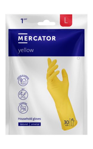 Mercator Yellow háztartási kesztyű