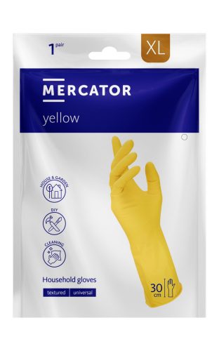 Mercator Yellow háztartási kesztyű