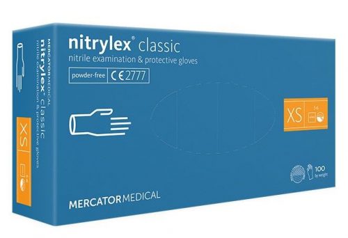 Mercator Medical Nitrylex Classic Blue nitril kesztyű