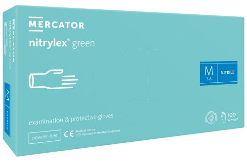 Mercator Medical Nitrylex Green nitril kesztyű