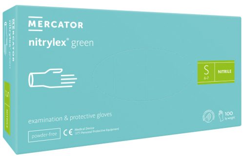 Mercator Medical Nitrylex Green nitril kesztyű