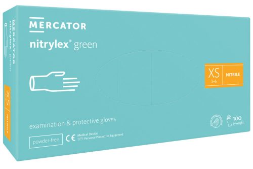 Mercator Medical Nitrylex Green nitril kesztyű