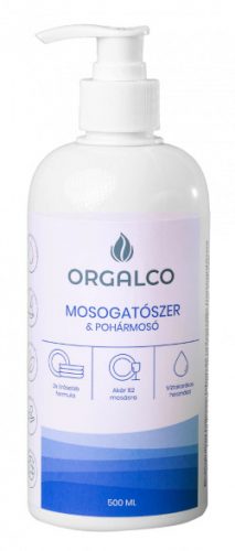 Orgalco Kézkímélő mosogatószer, pohármosogató