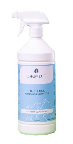 Orgalco WC olaj Alpoki szellő illat szórófejes 1L